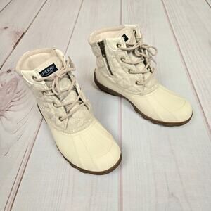 Sperry Syren Gulf Duck Rain Boot White 7